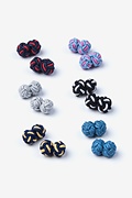 Knot Multicolor Cufflink Set Photo (0)