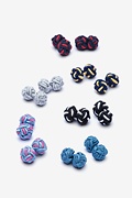 Knot Multicolor Cufflink Set Photo (1)