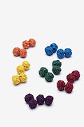 Knot Multicolor Cufflink Set Photo (1)