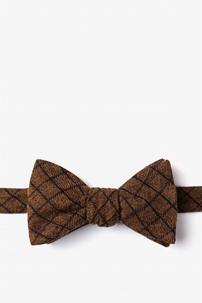 San Luis Mustard Self-Tie Bow Tie