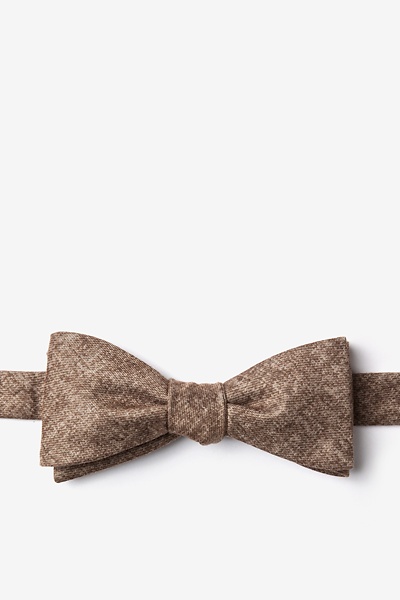 Mustard Cotton Yuma Skinny Bow Tie