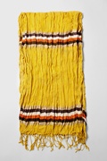 Mustard Ribbon Stripe Scarf Photo (4)