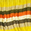 Mustard Polyester Ribbon Stripe Scarf
