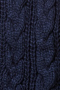 Navy Blue Geneva Cable Knit Infinity Scarf Photo (1)