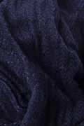 Navy Blue Seattle Striped Knit Scarf Photo (1)