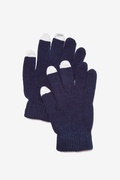 Navy Blue Texting Gloves Photo (0)