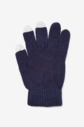 Navy Blue Texting Gloves Photo (1)