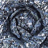 Navy Blue Boucle Tweed Boucle Tweed Flower Lapel Pin