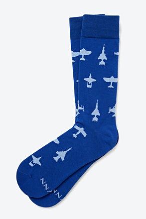 Aviation Navy Blue Medium-Large Sock