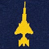 Navy Blue Carded Cotton Aviation Medium-Large Sock
