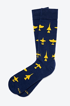 _Aviation Navy Blue Medium-Large Sock_