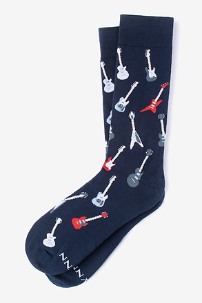 Born to Shred Navy Blue Medium-Large Sock