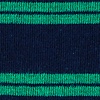 Navy Blue Carded Cotton Culver Stripe Sock