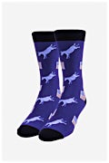 Democratic Donkey Navy Blue Medium-Large Sock Photo (2)