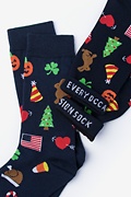 Every Occasion Sock Navy Blue Small-Medium Sock Photo (1)