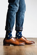 Rubber Duck Navy Blue Sock Photo (1)