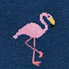 Navy Blue Carded Cotton Flocking Fabulous Small-Medium Sock