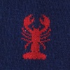 Navy Blue Carded Cotton Great Catch
