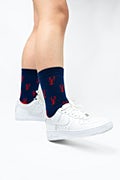 Great Catch Navy Blue Medium-Large Sock Photo (2)