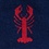 Navy Blue Carded Cotton Great Catch Small-Medium Sock
