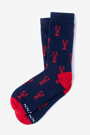 Great Catch Navy Blue Women's Sock