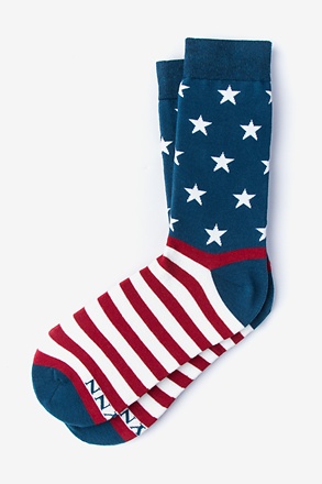 All-American Navy Blue Women's Sock