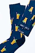 Mint Julep, Please Navy Blue Sock Photo (1)