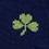 Shamrock Navy Blue Sock