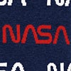 Navy Blue Carded Cotton NASA Worm