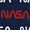 Navy Blue Carded Cotton NASA Worm Medium-Large Sock