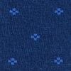 Navy Blue Carded Cotton Newton Medium-Large Sock