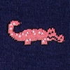 Navy Blue Carded Cotton Oh Snap! Alligator