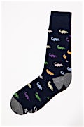 Oh Snap Alligators Navy Blue Medium-Large Sock Photo (0)