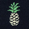 Navy Blue Carded Cotton Pine & Dandy Small-Medium Sock