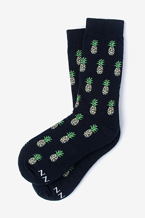 Pine & Dandy Navy Blue Small-Medium Sock