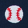 Baseball Navy Blue Sock