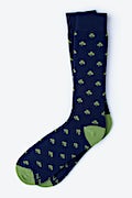 Shamrock Navy Blue His & Hers Socks Photo (1)