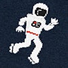 Navy Blue Carded Cotton Space Walker Medium-Large Sock