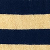 Navy Blue Carded Cotton Stanton Stripe