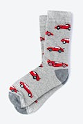 Super Cars Navy Blue His & Hers Socks Photo (2)