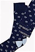 Tip the Scales |  Scales of Justice | Lawyer Navy Blue Medium-Large Sock Photo (1)