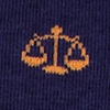 Scales of Justice | Lawyer Navy Blue Sock