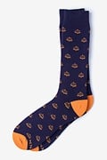 Scales of Justice | Lawyer Navy Blue Sock Photo (0)