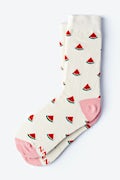 Watermelon Navy Blue His & Hers Socks Photo (5)