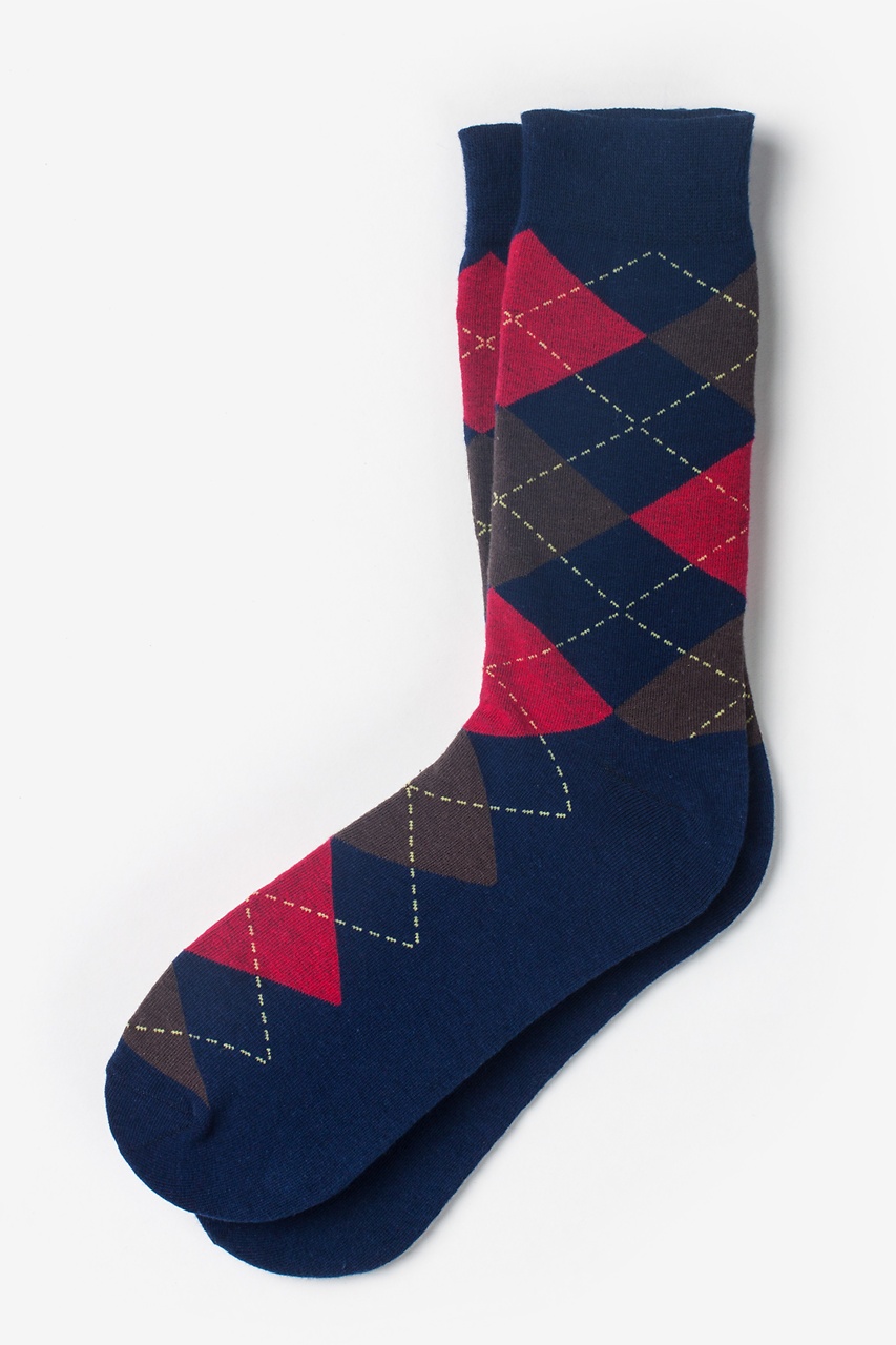 argyle dress socks