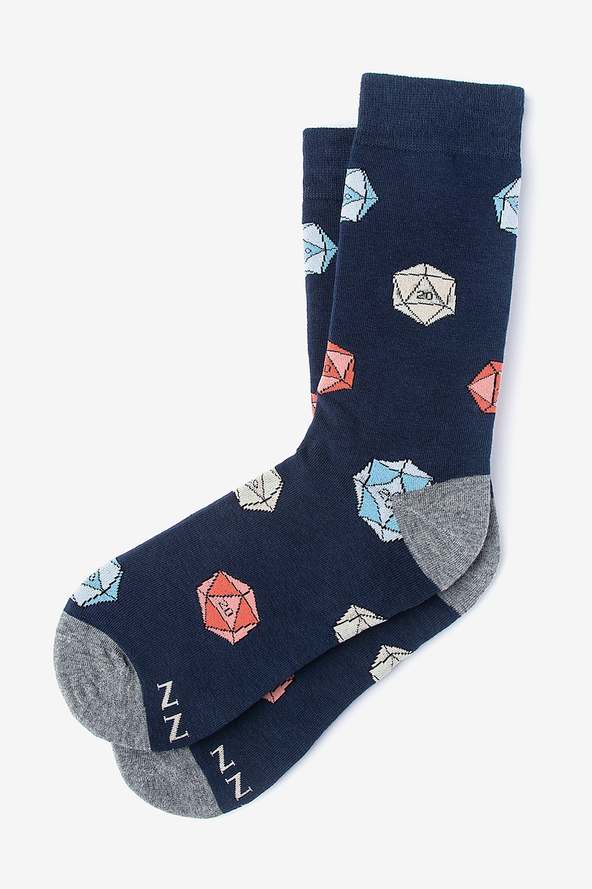 Yes, They're Natural Navy Blue Sock Photo (0)
