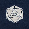 Dungeons and Dragons  D20 | D&D Navy Blue Sock