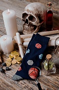 Dungeons and Dragons  D20 | D&D Navy Blue Sock Photo (1)