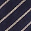 Navy Blue Cotton Arcola Extra Long Tie