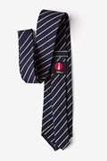 Arcola Navy Blue Extra Long Tie Photo (2)